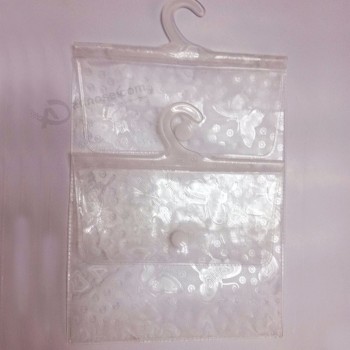 2017 Custom Durable Clear PVC Hanger Bag