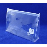 批发定制高-End oem柔软透明塑料eva拉链袋