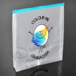 批发定制高-2017年底热卖磨砂印花PVC拉链袋