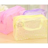 Wholesale customized high-end Portable PVC Plastic Bath Bag Cosmetic Bag Waterproof Wash Bag