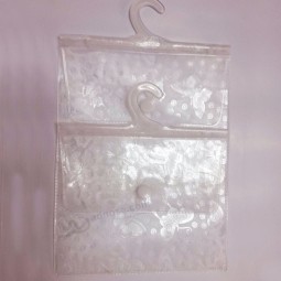 Großhandel angepasst hoch-EndenPVC-Plastikkleiderbeutel mit Haken