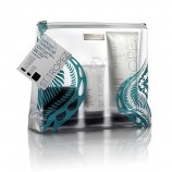 Wholesale customized high-end Clear Printing Plastic Zipper EVA Beauty Bag