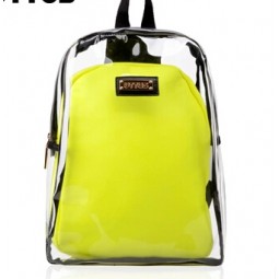 Großhandel angepasst hoch-Ende modischer wasserdichter transparenter PVC-Rucksack