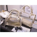 Wholesale customized high-end Simple and Fashionable Waterproof PVC Transparent Hobo Bag