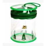En gros personnalisé haut-Fin imperméable à l'eau transparent corde de tirage Pvc sac de cylindre
