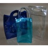 도매 높은 맞춤-끝 색깔 명확한 Pvc 지퍼 부대 Pvc 핸드백
