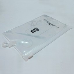 Großhandel angepasst hoch-Ende promontional dauerhafte klare PVC-Tasche mit Haken