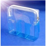 Customized high quality Stitching Hit Color Multi-Layer Cosmetic Bag