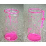 주문을 받아서 만들어진 고품질 투명한 방수는 Pvc 끈으로 묶인 백을 인쇄했다
