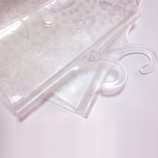 단추 닫히는 주문을 받아서 만들어진 고품질 뜨거운 판매 명확한 Pvc 행거 부대