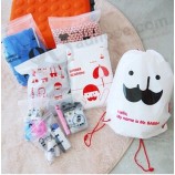定制高品质便携透明塑料服装PVC包