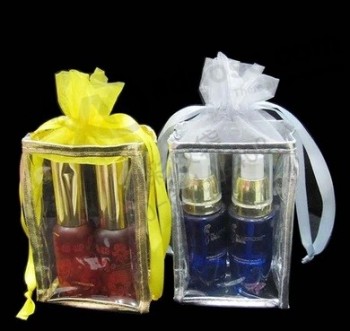 Sac à cordon Pvc de sac cosmétique imperméable à l'eau de haute qualité personnalisé imperméable à l'eau