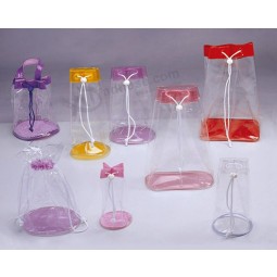 Maßgeschneiderte hochwertige Farbe wasserdicht transparent PVC Kordelzug
