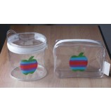 Customized high quality PVC Transparent Gift Bag Zipper Bag