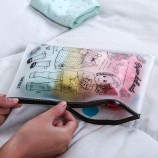 주문을 받아서 만들어진 고품질 oem 주문 인쇄 휴대용 아름다움 Pvc 지퍼 부대