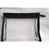 Customized high quality Large Capacity Transparent PVC Waterproof Cosmetic Bag