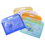 Customized high quality Hot Sale Durable PVC Document Bag with Zipper and Handle