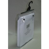 Customized high quality China Manufacture Custom Print Clear PVC Hanger Bag
