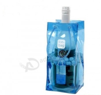 Customized high quality Non-Toxic Eco-Friendly Welded PVC Wine Cooler Bag