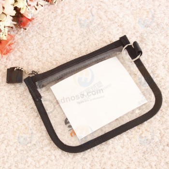 Customized high quality Fashion Design Waterproof Plastic Card Holder for Passport and ID Card