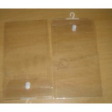 단추 닫히는 주문을 받아서 만들어진 고품질 oem 내구재 명확한 Pvc 행거 부대