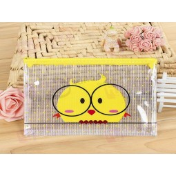 Al por mayor personalizado alto-Final mini bolsa de malla de color caramelo lindo con cremallera