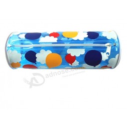 Personnalisé haute qualité impression Pvc cylindre forme crayon sac