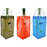Personnalisé de haute qualité vente chaude mode beauté Pvc refroidisseur de vin sac avec Logo personnalisé