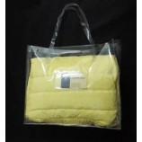 Bolsa de almacenamiento portátil personalizada de alta calidad del botón transparente