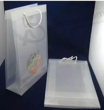 Customized high quality Transparent Matte Solid PVC Bag
