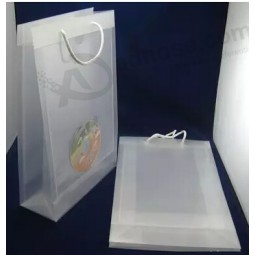 Sac en Pvc solide mat transparent personnalisé de haute qualité