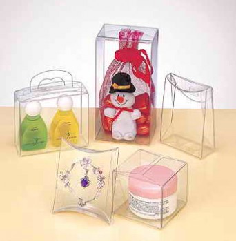 Customized high quality Beautiful Clear Printing PVC Gift Box