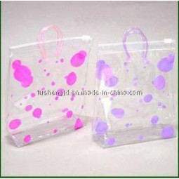 2017 定制的高品质生态-友好的印刷PVC彩色礼品袋