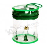 Bolsa de regalo de cilindro de Cloruro de polivinilo 100% biodegradable de alta calidad personalizada