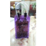 2017 生态 personalizado de alta calidad-Amigable color personalizado plástico pve vino mango bolsa
