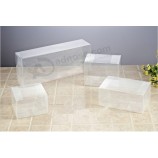 Kundenspezifischer kundenspezifischer klarer PVC-Rechteckfaltenverpackungskasten der hohen Qualität