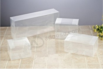 Venta caliente personalizada de alta calidad clara caja de presentación de Cloruro de polivinilo con la costumbre-Logo
