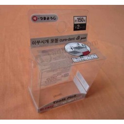 Maßgeschneiderte hochwertige porzellan herstellung hohe qualität klar PVC verpackung display box