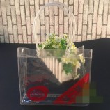 Customized High Quality Durable Clear PVC Display Folding Storage Bag Handbags