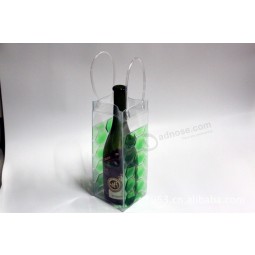 Maßgeschneiderte hochwertige recyclingfähige PVC griff wein tasche