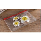 Maßgeschneiderte hochwertige transparente Matte wasserdicht Bleistift Tasche PVC flache Tasche