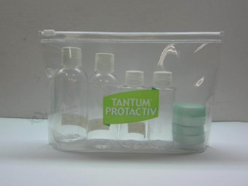 生态 personalizado de alta calidad-Amistoso bolsa de zpock Cloruro de polivinilo transparente a prueba de agua