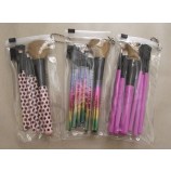 Bolso caliente modificado para requisitos particulares de alta calidad del ziplock del Cloruro de polivinilo del claro del calor de la venta, bolso del cepillo del Cloruro de poliv