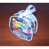 生态 personalizado de alta calidad-Amigable bolsa de Cloruro de polivinilo clara personalizada