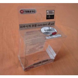 주문을 받아서 만들어진 고품질 뜨거운 판매 주문 인쇄 명확한 Pvc 접히는 포장 상자