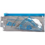 Al por mayor personalizado alto-Bolsa de embalaje de regla de plástico transparente oem con cremallera