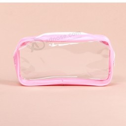 Customized high quality Dongguan Factory OEM Clear PVC Pencil Bag with Zipper