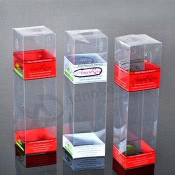 Aangepaste hoge kwaliteit transparante doos geschenkdoos display box en Pvc doos