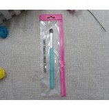 고품질 Pvc 투명 화장품 연필 가방 두꺼운 색상 지퍼 가방을 사용자 정의