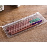批发定制高品质PVC透明塑料袋拉链袋